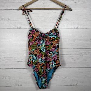 Lucky brand swimsuit women’s size small one piece floral summer NEW